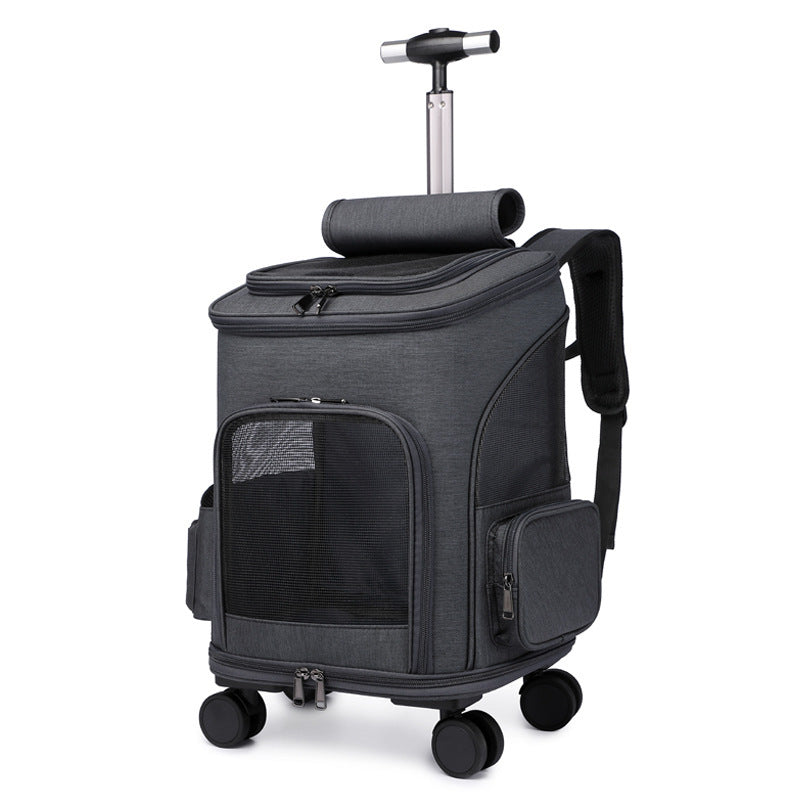Portable traveling backpack spacious comfort pet carrier