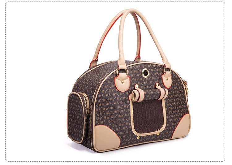 Leather Pet Travel Carrier