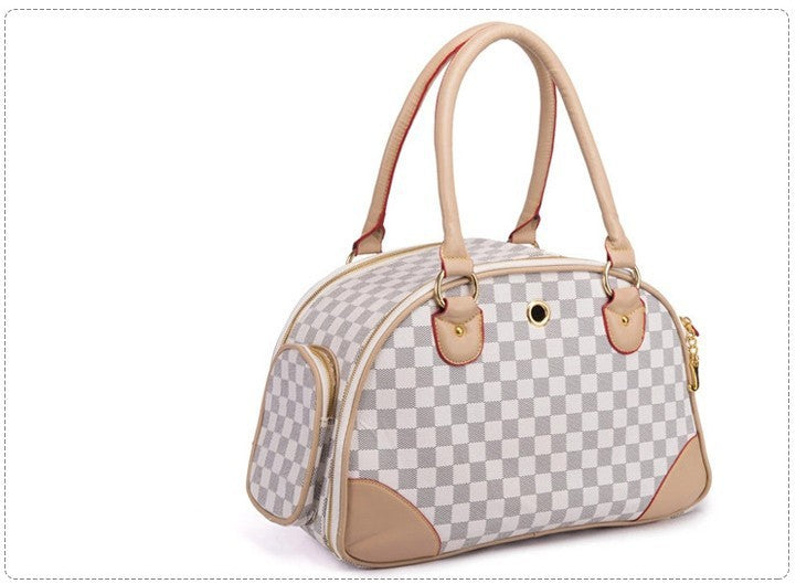 Leather Pet Travel Carrier