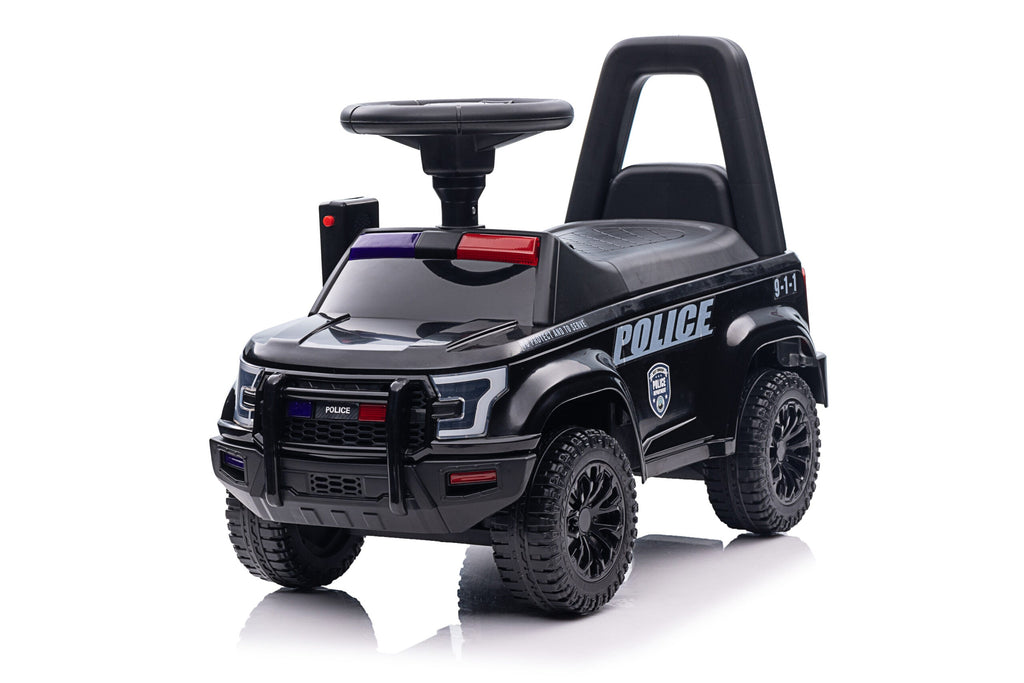 Foot-to-Floor Police Ride-On for Toddlers