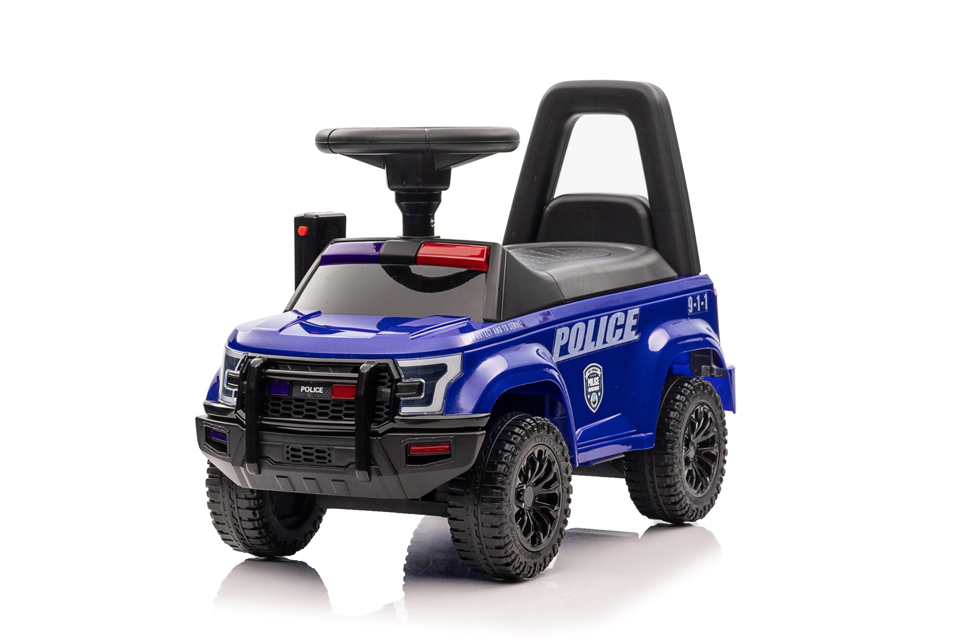Foot-to-Floor Police Ride-On for Toddlers