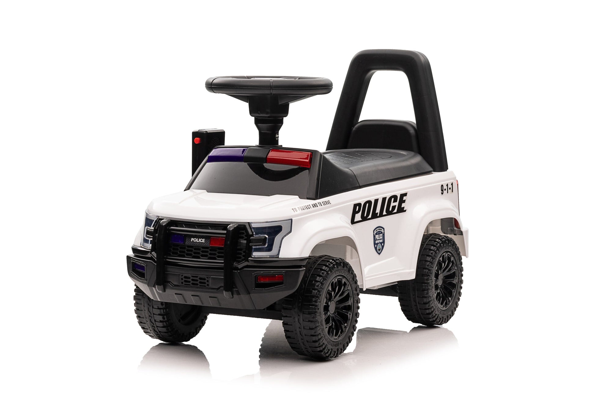 Foot-to-Floor Police Ride-On for Toddlers