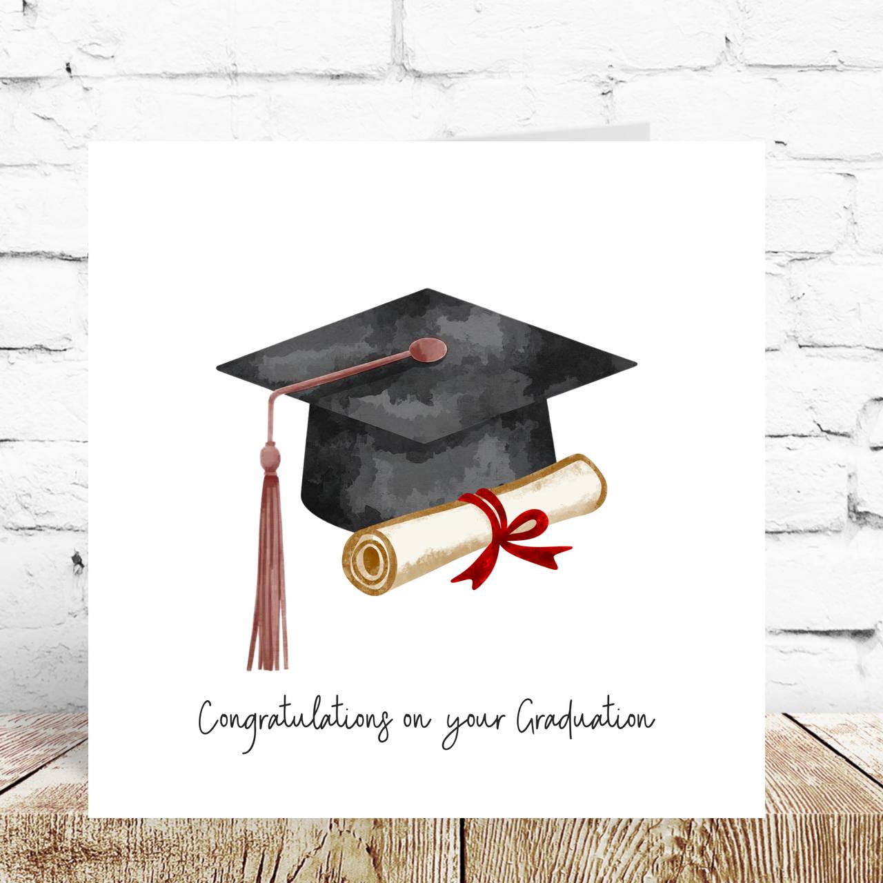 Cap Graduation Congratulations Card – By Natalie Anne