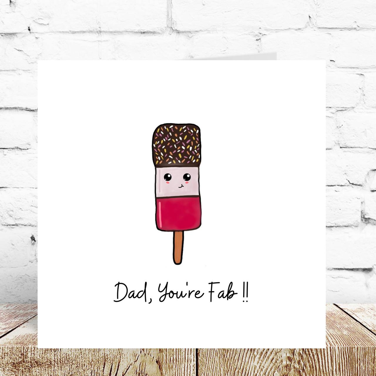 Fab Dad-Fathers Day Card – By Natalie Anne