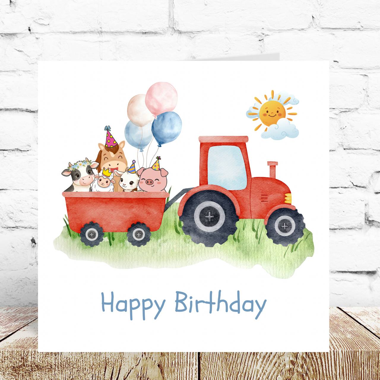 Kids Farm Birthday Card – By Natalie Anne