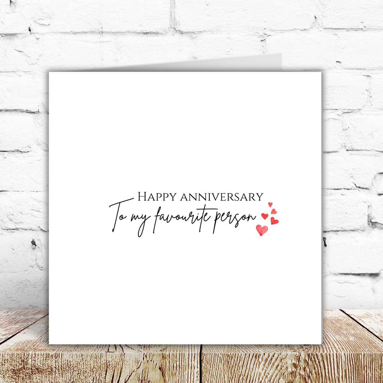 My Favourite Person Anniversary Card – By Natalie Anne