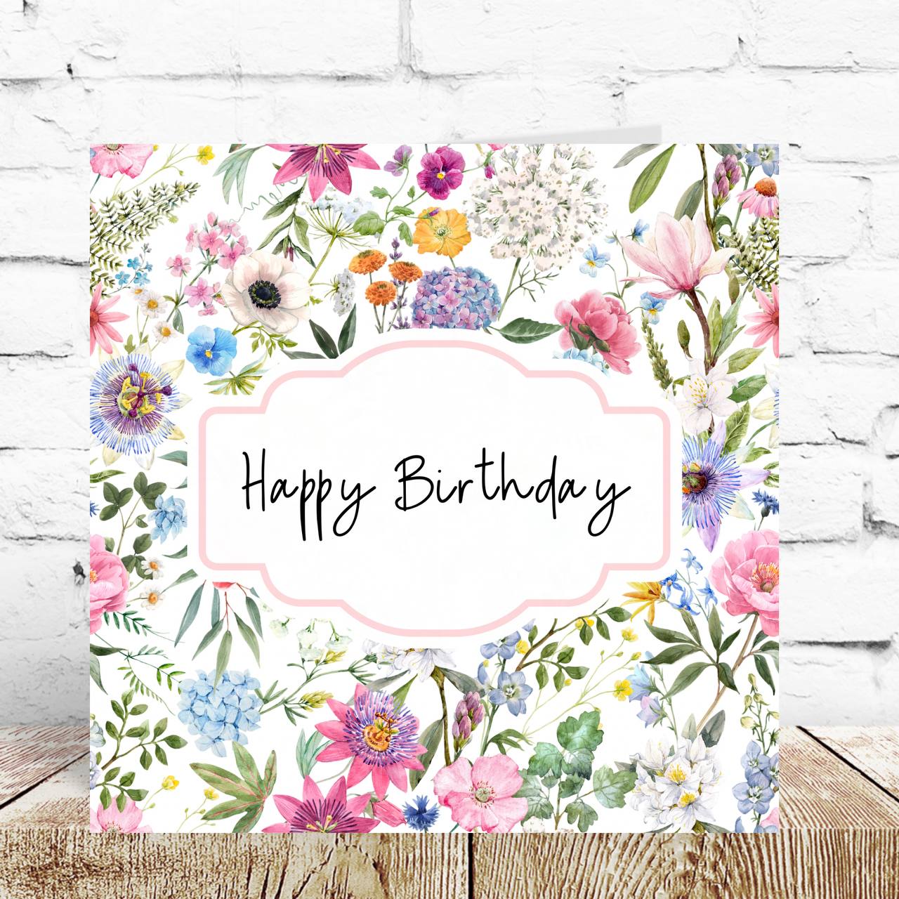 Floral Birthday Card – By Natalie Anne