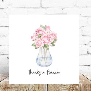 Floral Thank You Card – By Natalie Anne