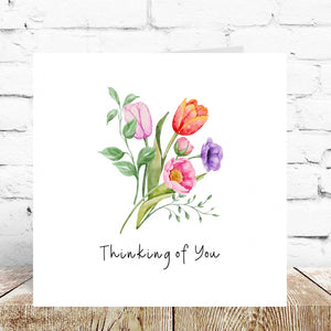 Floral Thinking Of You Card – By Natalie Anne