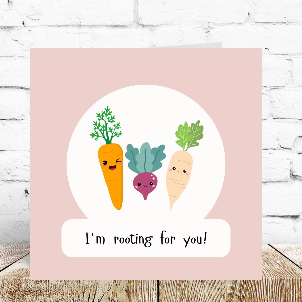 Rooting For You Good Luck Card – By Natalie Anne