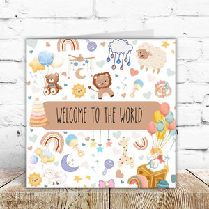 Welcome To The World Newborn Card – By Natalie Anne