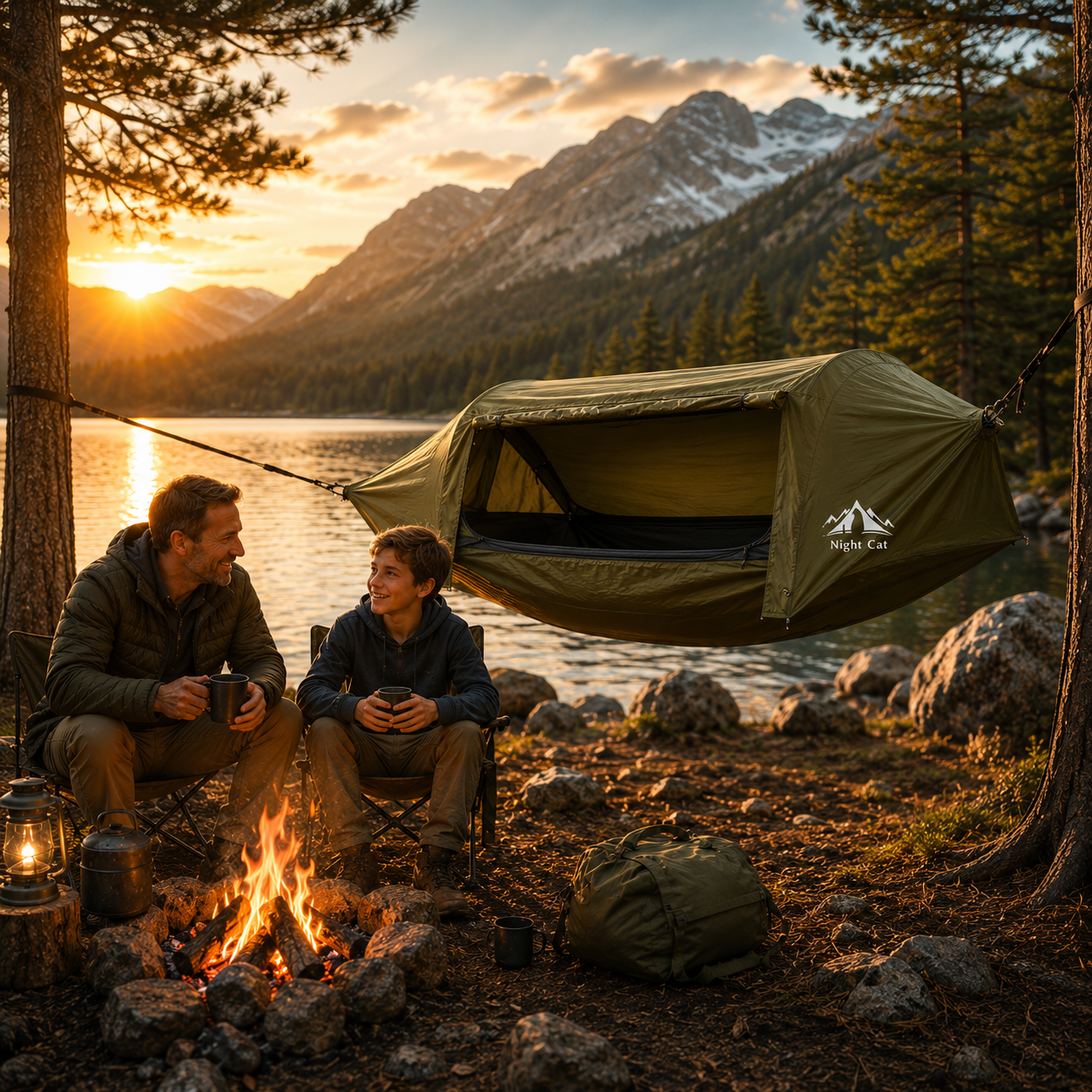 Night Cat Hammock Tent