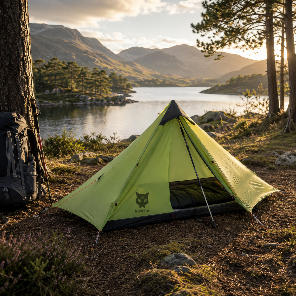 Night Cat 1 Person Ultra Lightweight Backpacking Tent