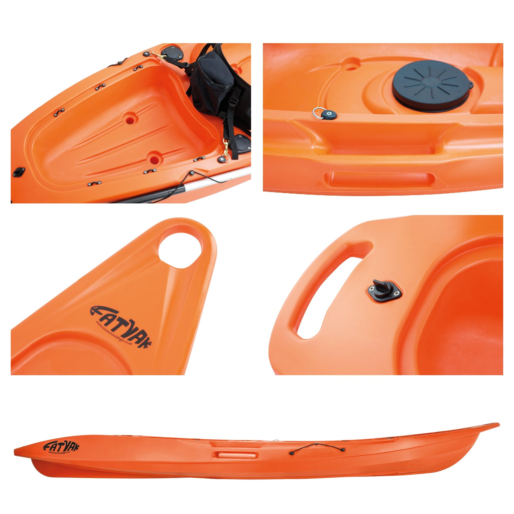 'MAHEE' Double Seater Kayak Orange Package Deal
