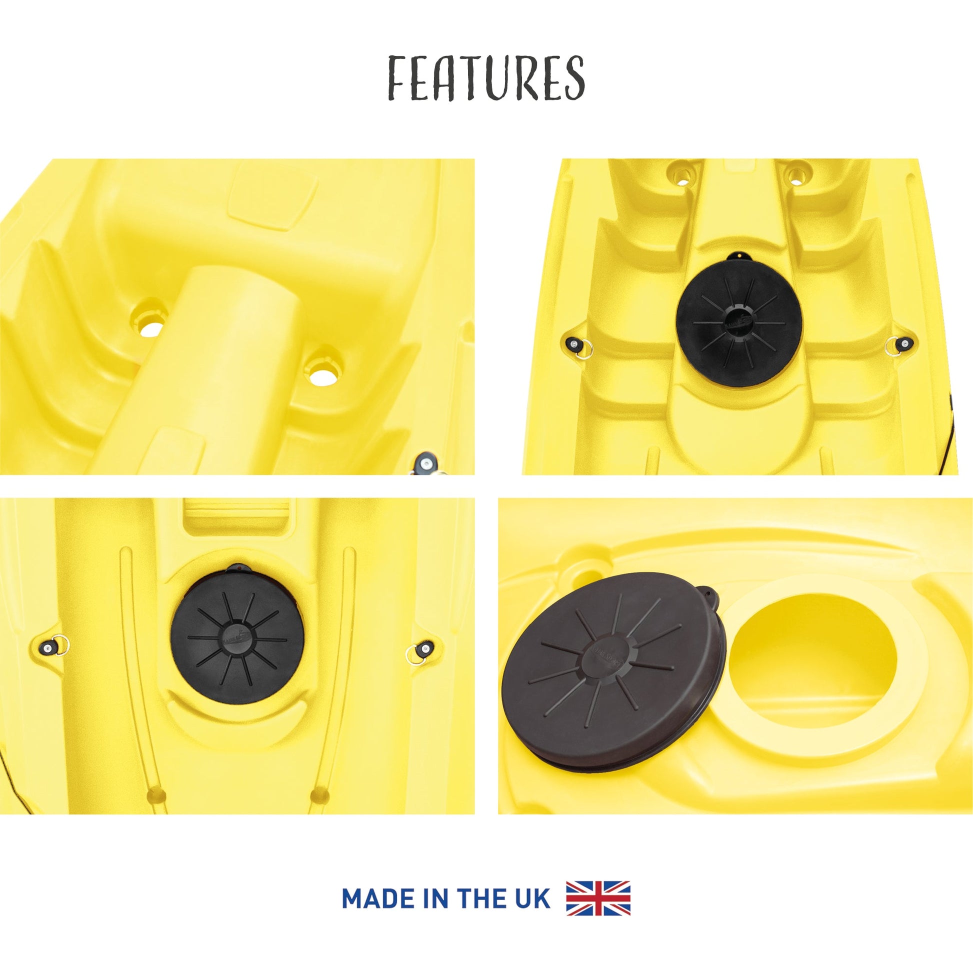 MAHEE Double Seater Kayak – Yellow Package Deal