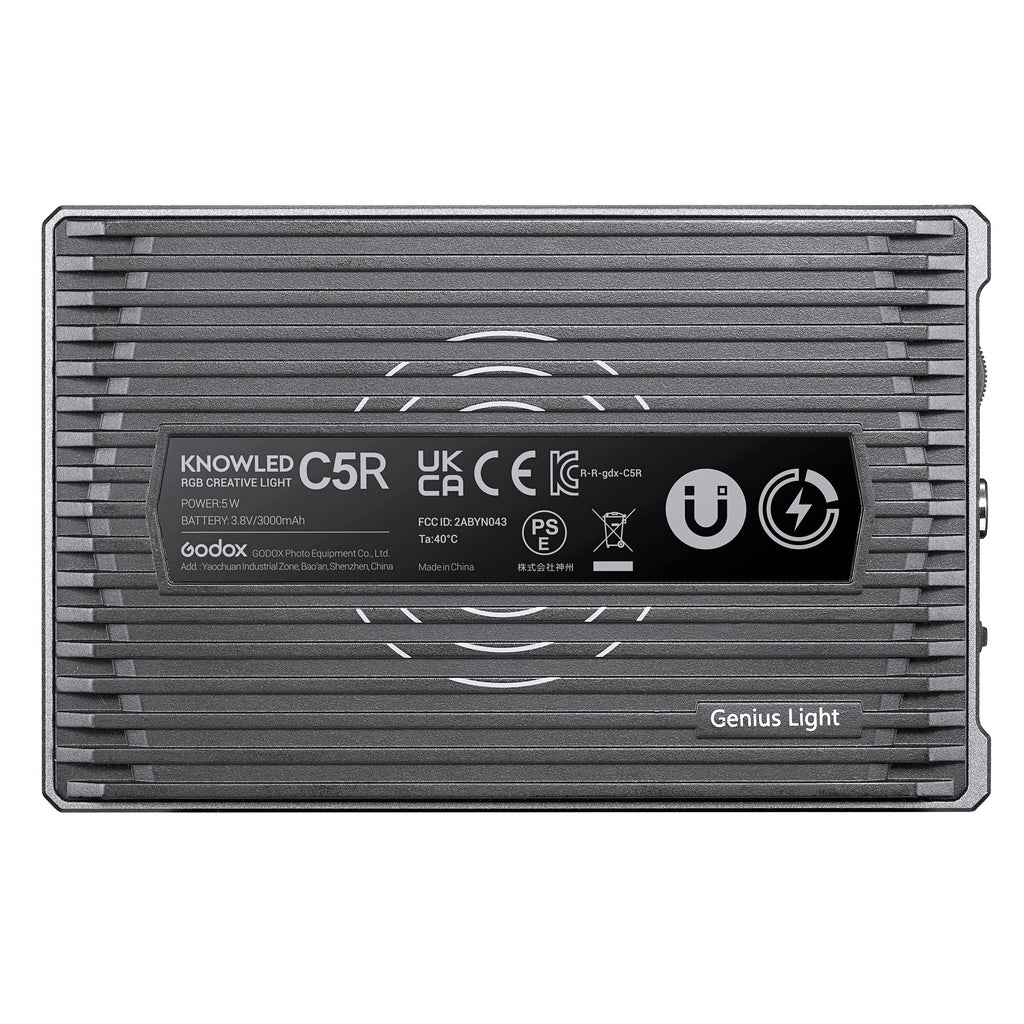 KNOWLED C5R K8 Eight-Light Pocket-Sized Creative RGBWW LED Panel Kit