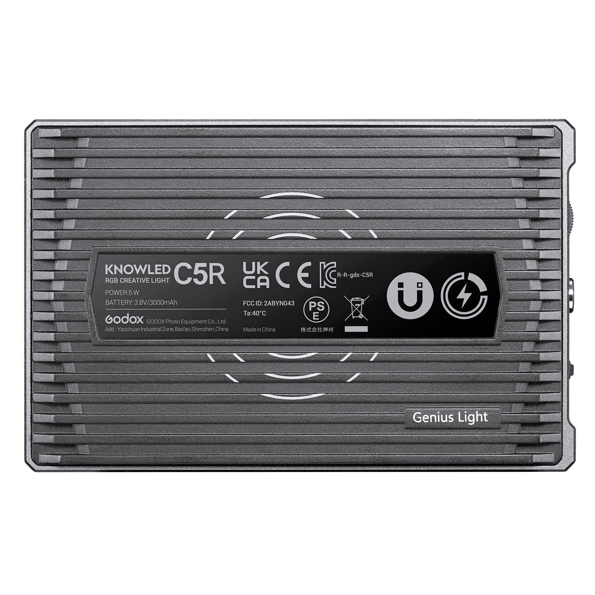 KNOWLED C5R K8 Eight-Light Pocket-Sized Creative RGBWW LED Panel Kit
