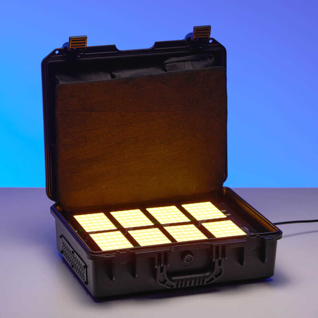 KNOWLED C5R K8 Eight-Light Pocket-Sized Creative RGBWW LED Panel Kit