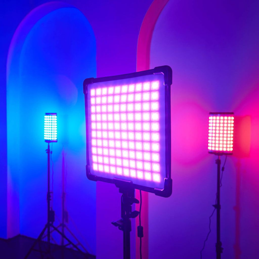 FH50R 1'x1' Flexible Handheld RGB LED Studio Light Panel