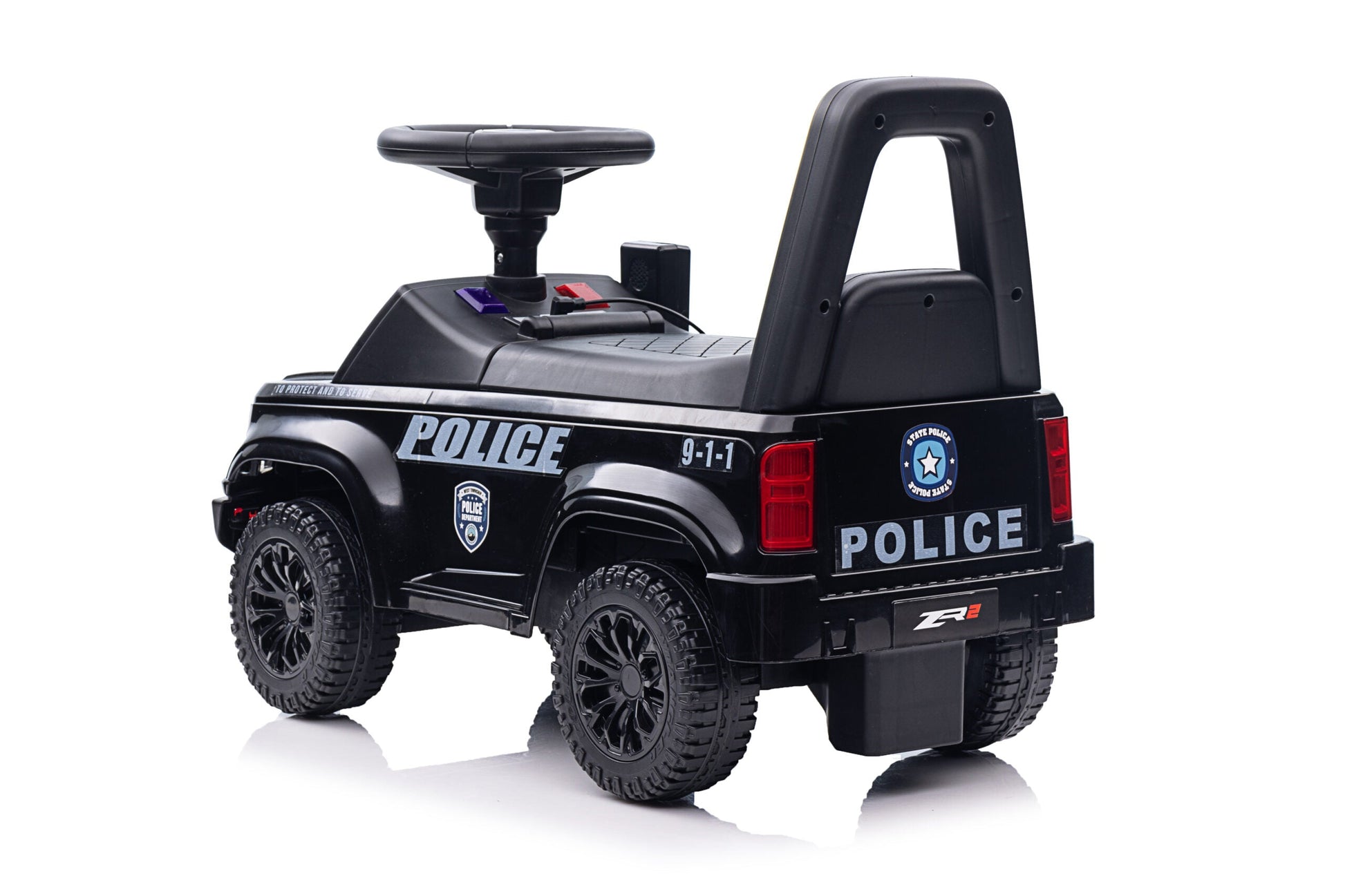 Foot-to-Floor Police Ride-On for Toddlers