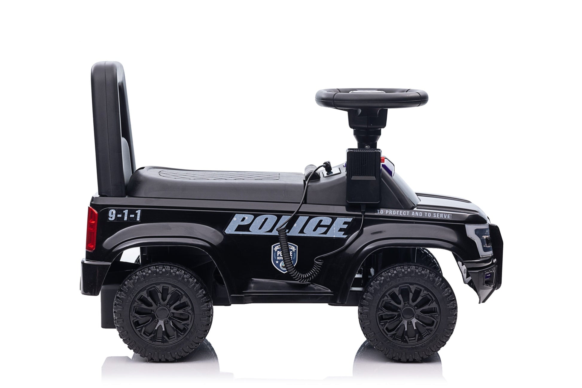 Foot-to-Floor Police Ride-On for Toddlers