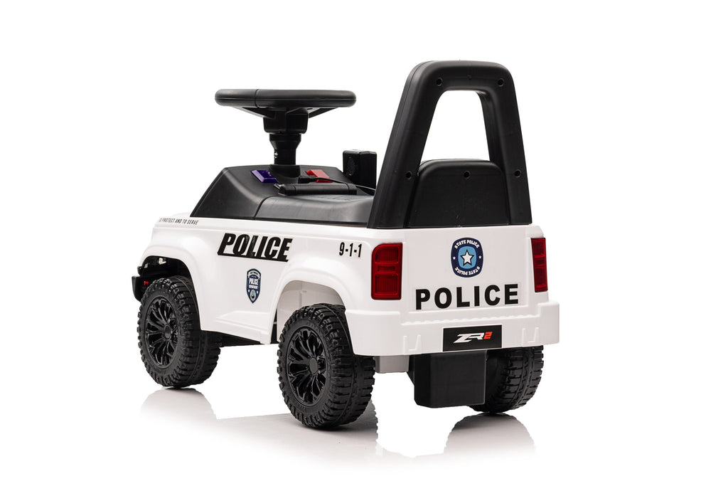 Foot-to-Floor Police Ride-On for Toddlers