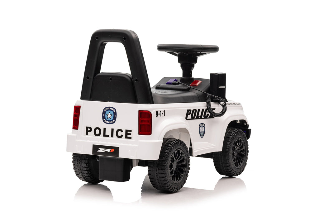 Foot-to-Floor Police Ride-On for Toddlers