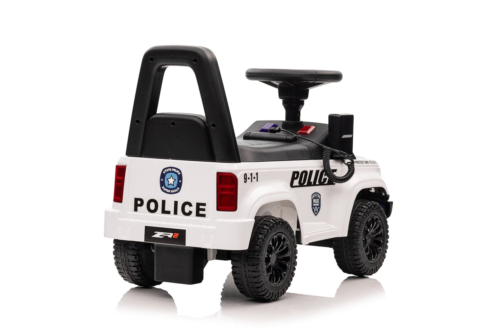 Foot-to-Floor Police Ride-On for Toddlers