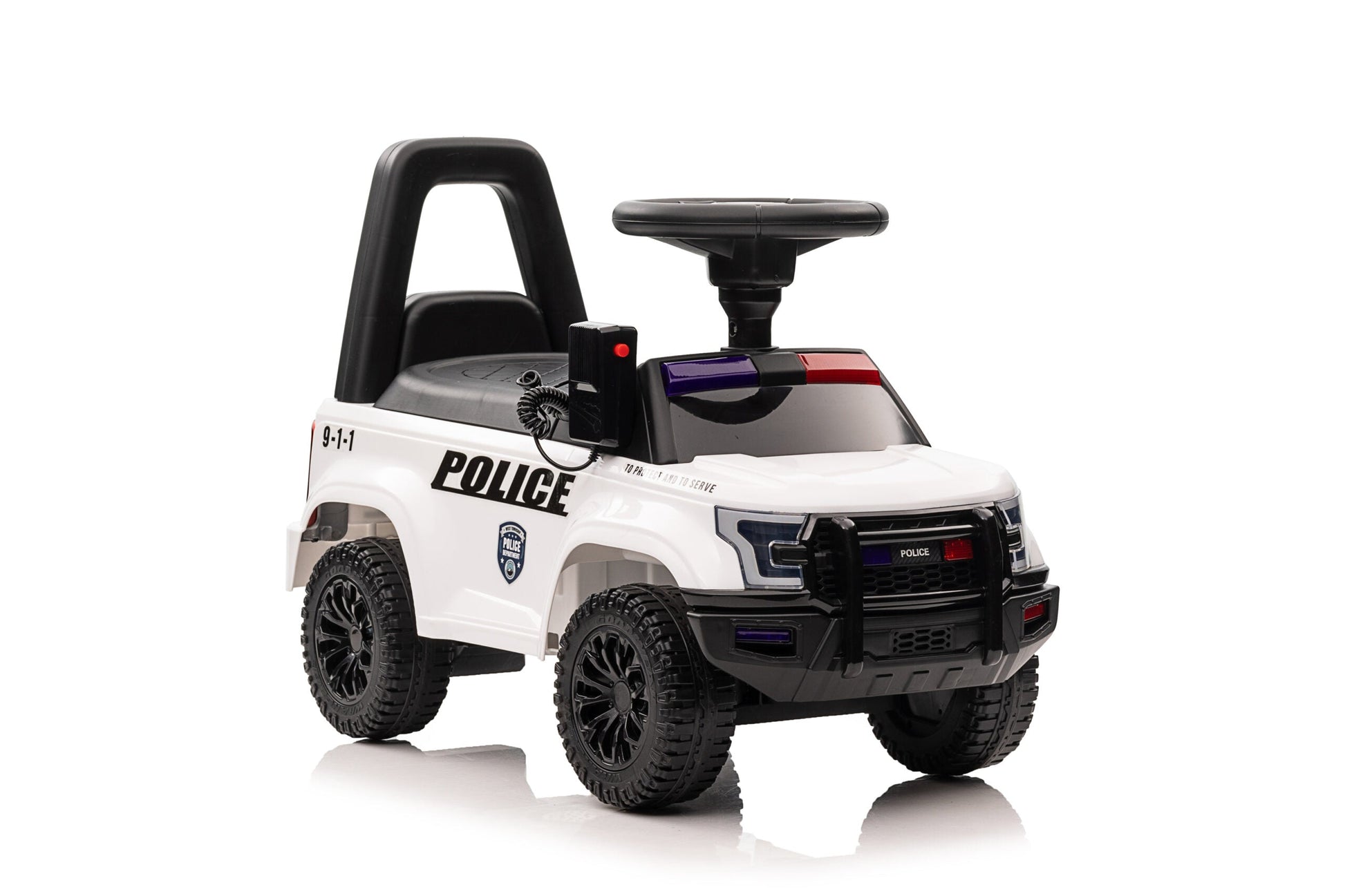 Foot-to-Floor Police Ride-On for Toddlers