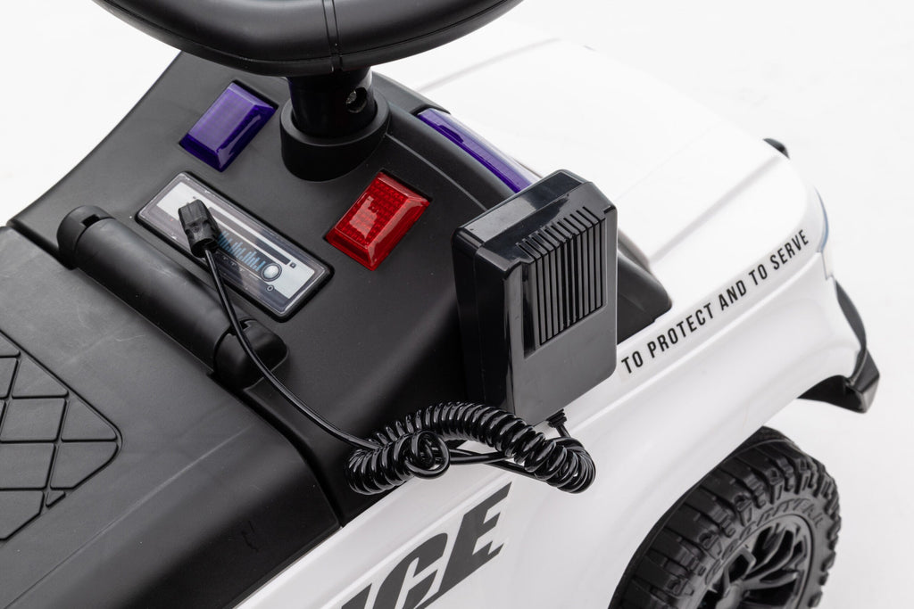 Foot-to-Floor Police Ride-On for Toddlers