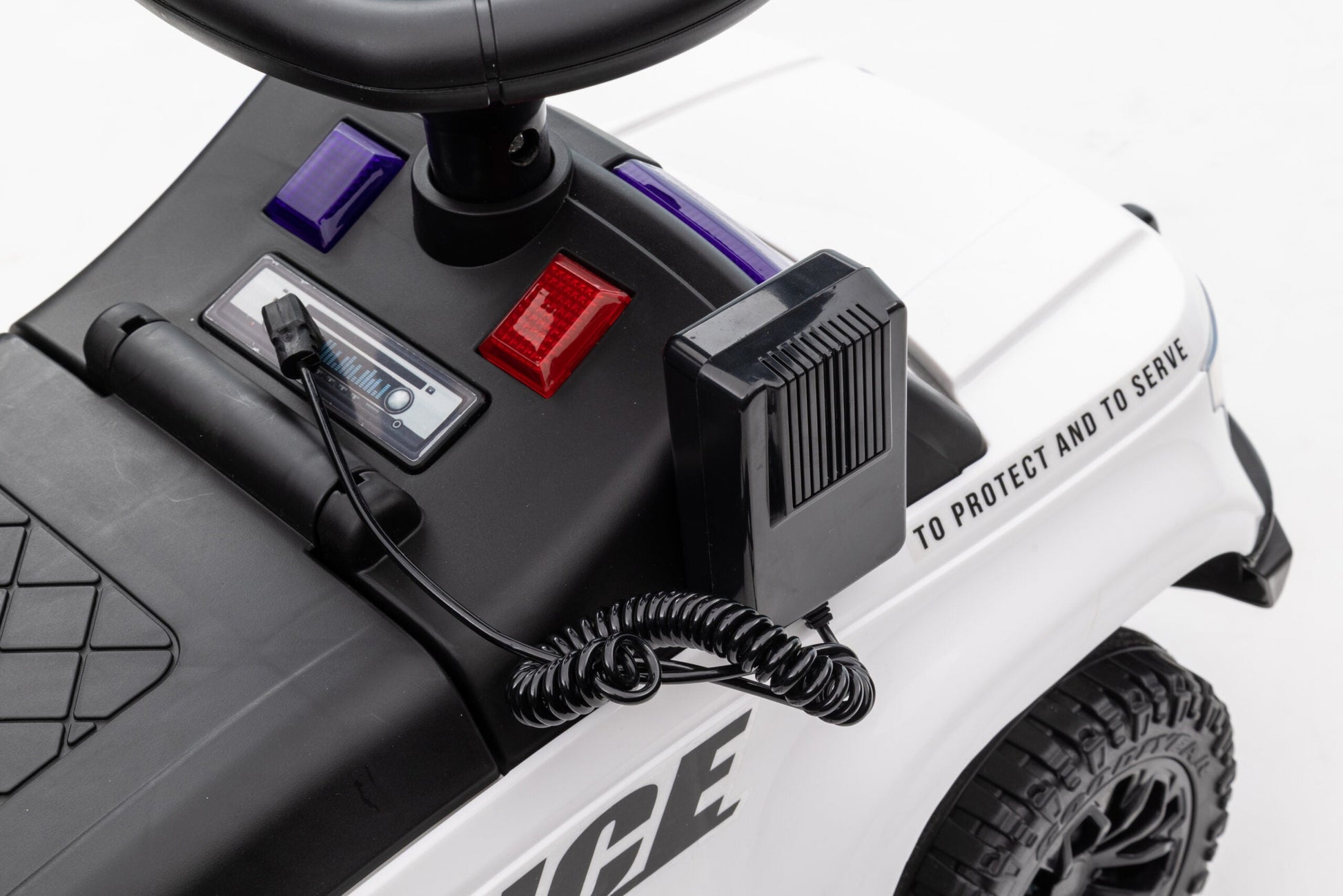 Foot-to-Floor Police Ride-On for Toddlers