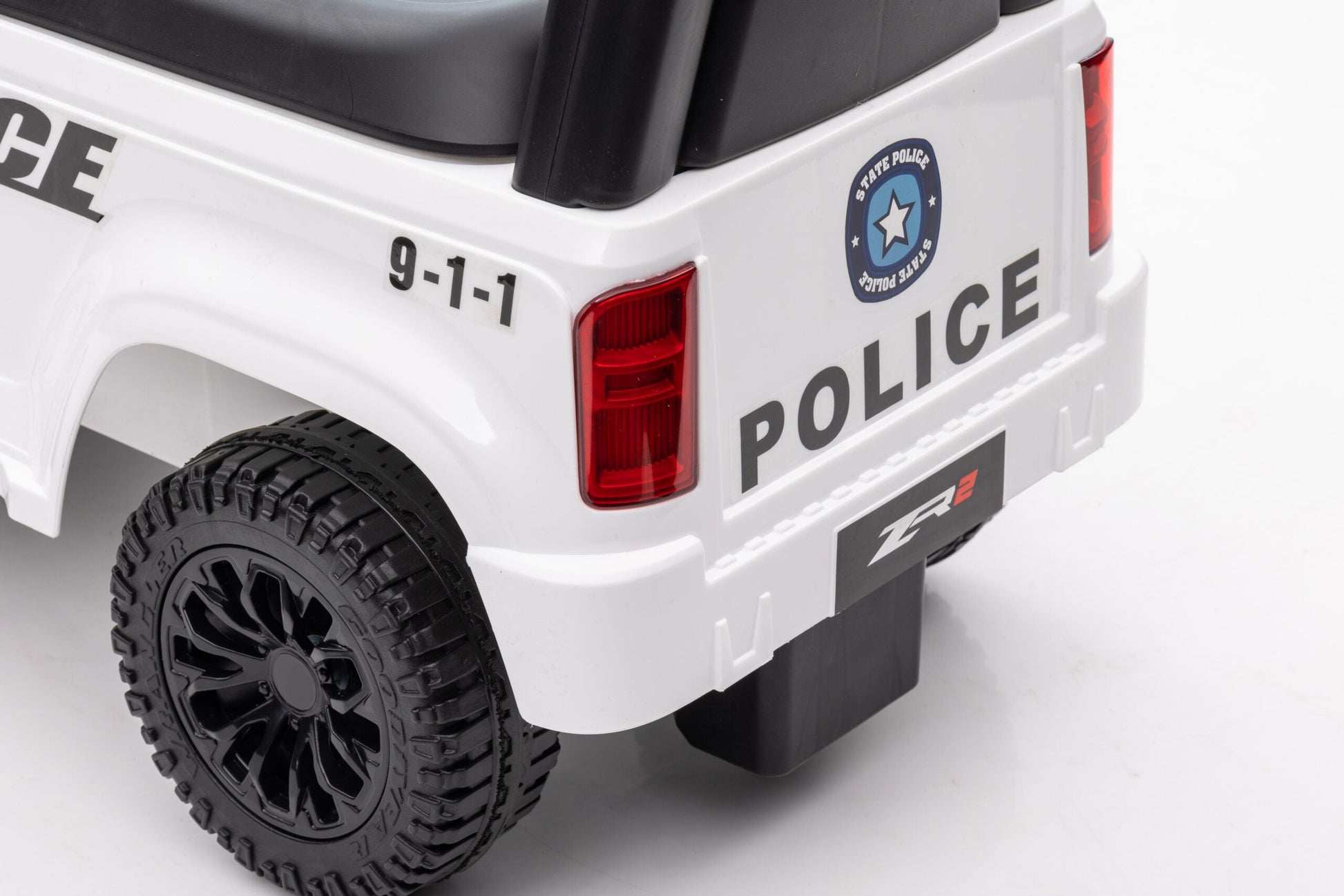 Foot-to-Floor Police Ride-On for Toddlers