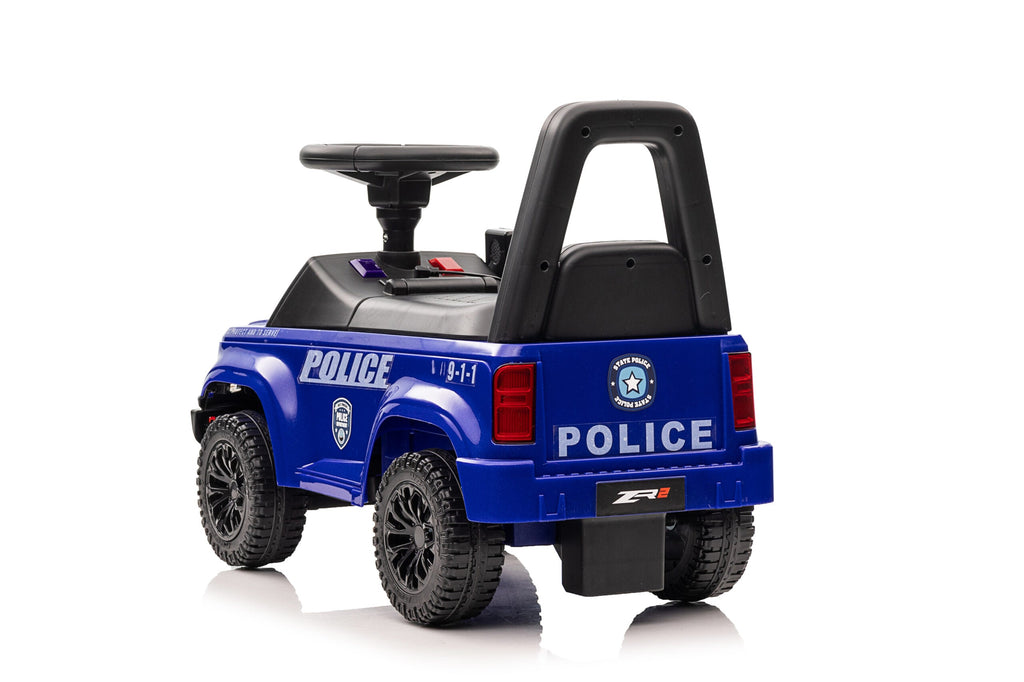 Foot-to-Floor Police Ride-On for Toddlers