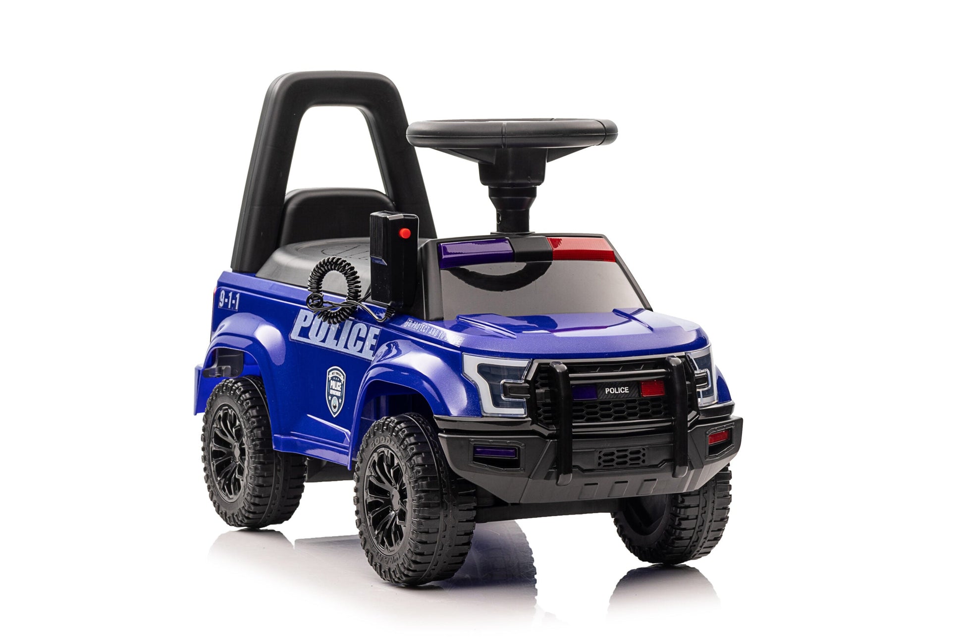 Foot-to-Floor Police Ride-On for Toddlers