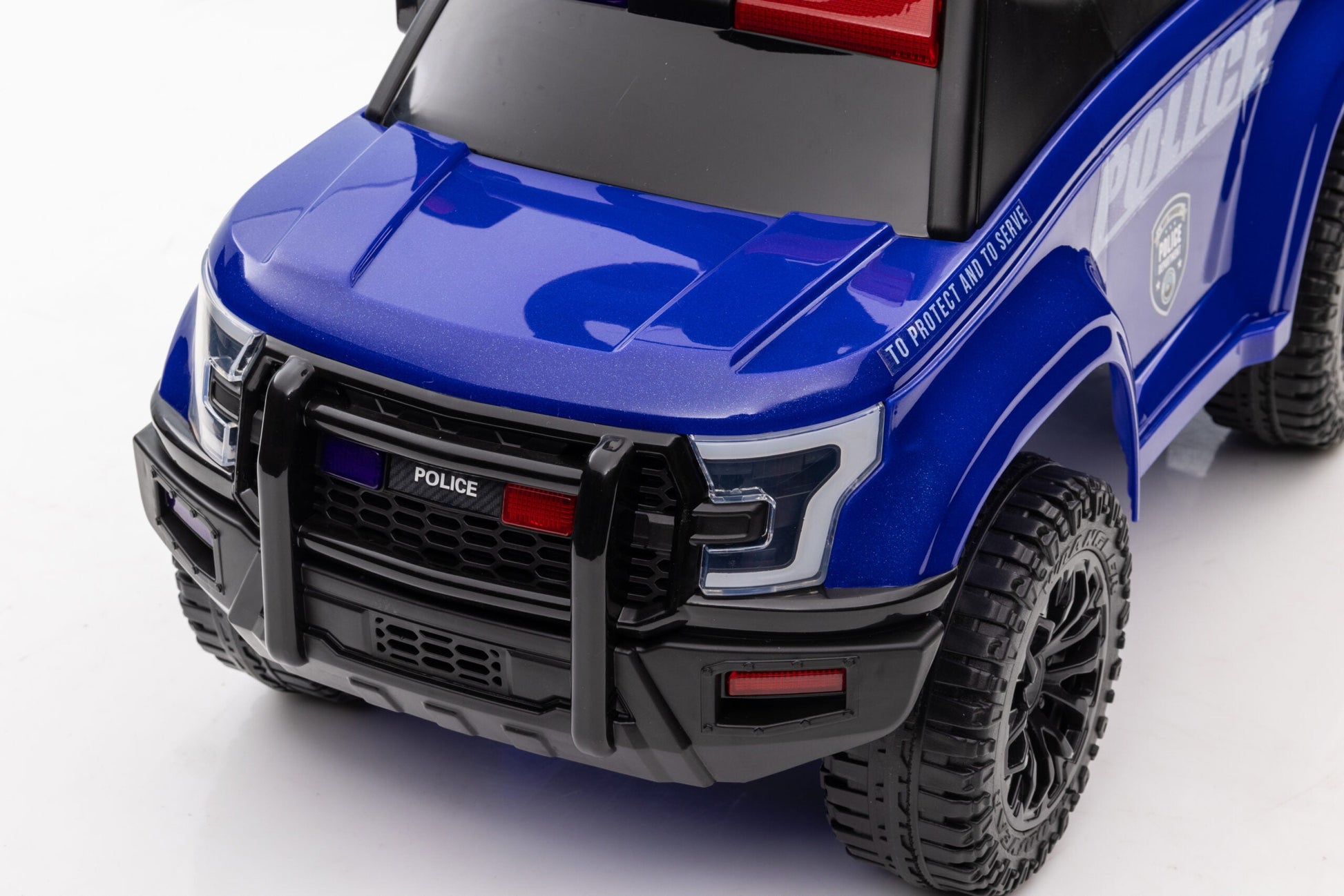 Foot-to-Floor Police Ride-On for Toddlers