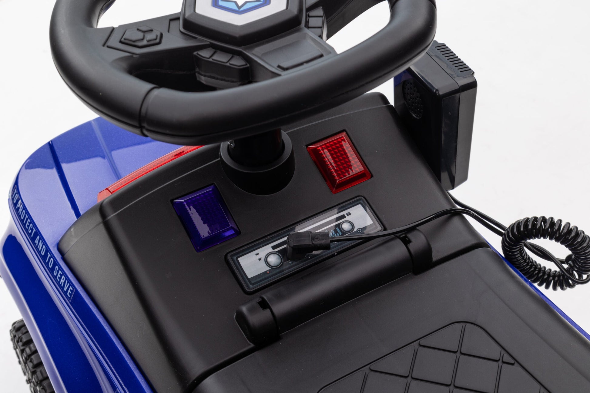 Foot-to-Floor Police Ride-On for Toddlers