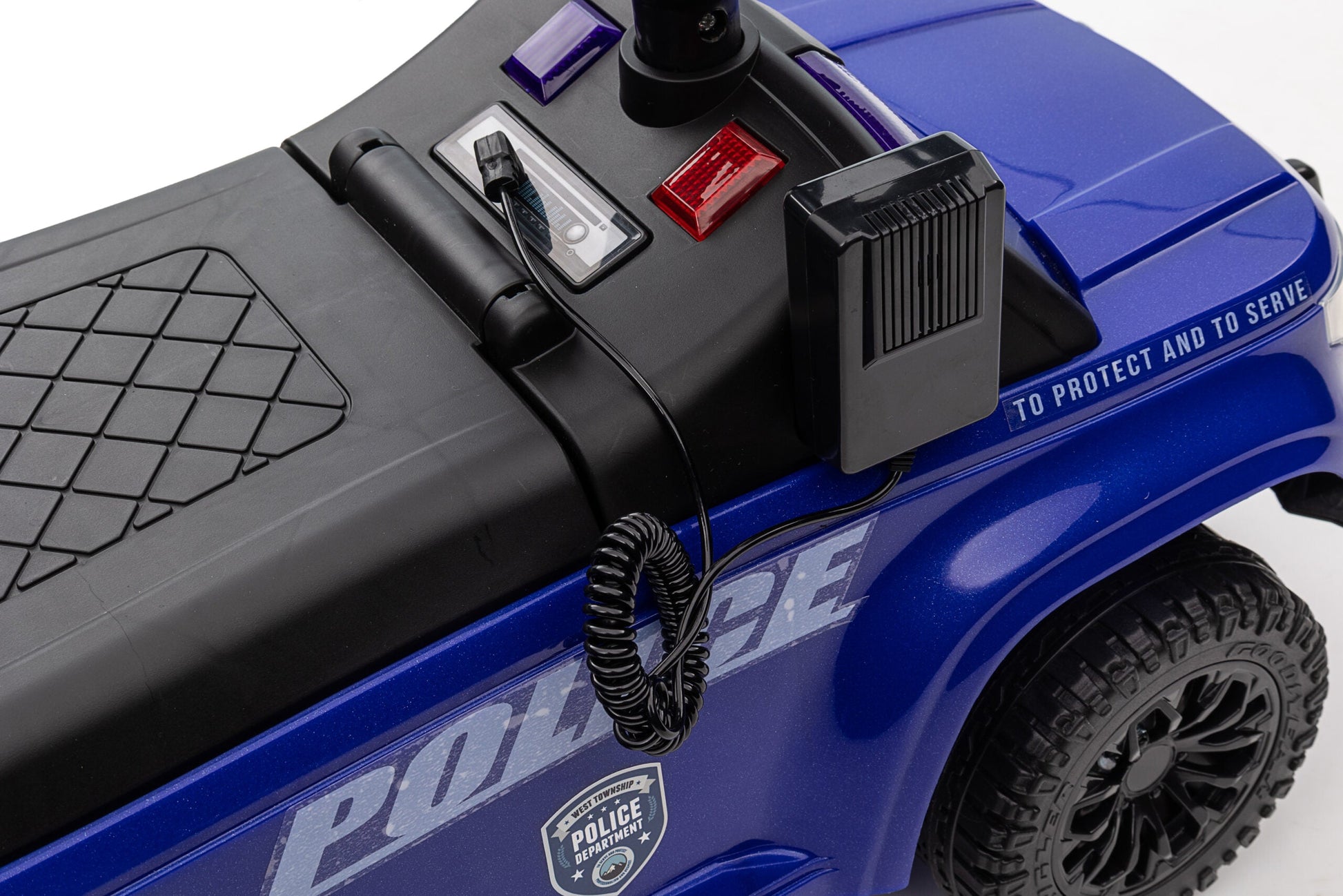 Foot-to-Floor Police Ride-On for Toddlers