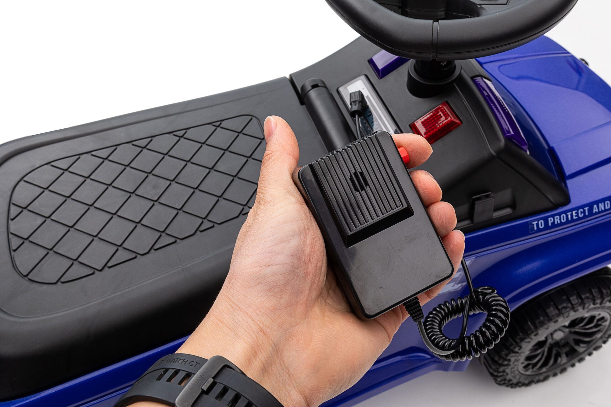 Foot-to-Floor Police Ride-On for Toddlers