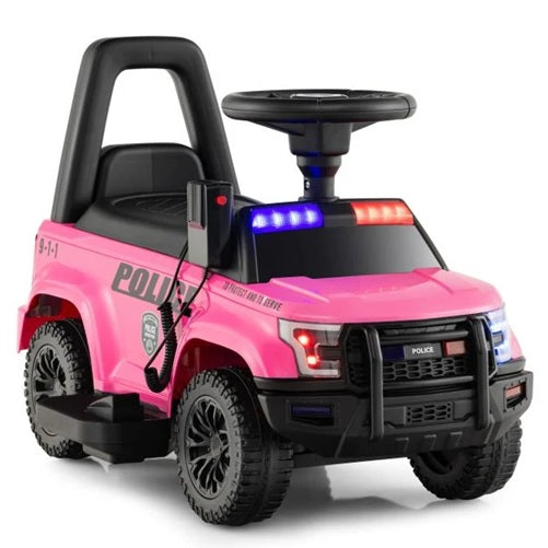 Foot-to-Floor Police Ride-On for Toddlers
