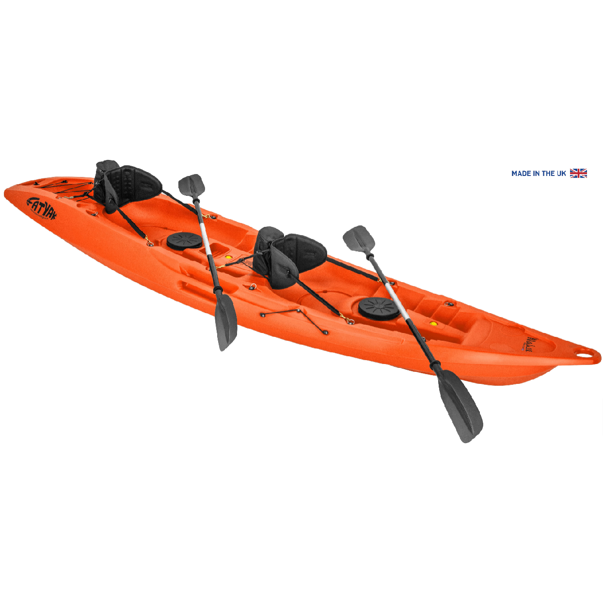 'MAHEE' Double Seater Kayak Orange Package Deal