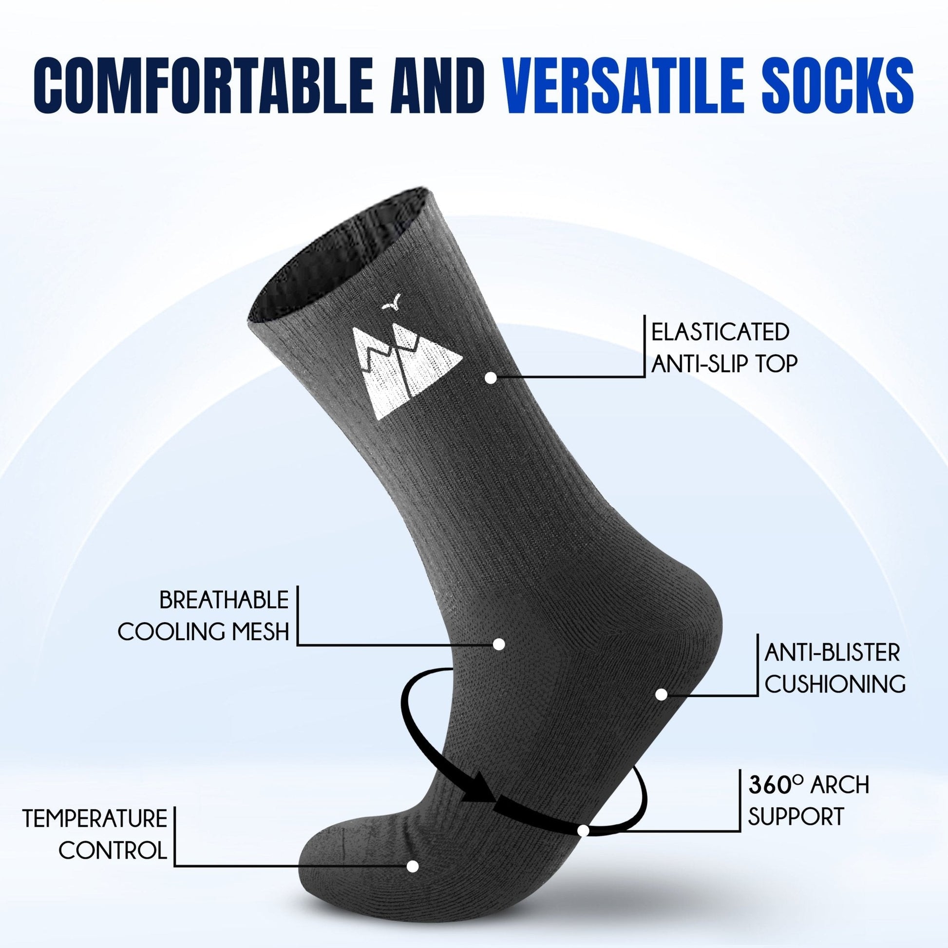 Premium Merino Wool Hiking Socks