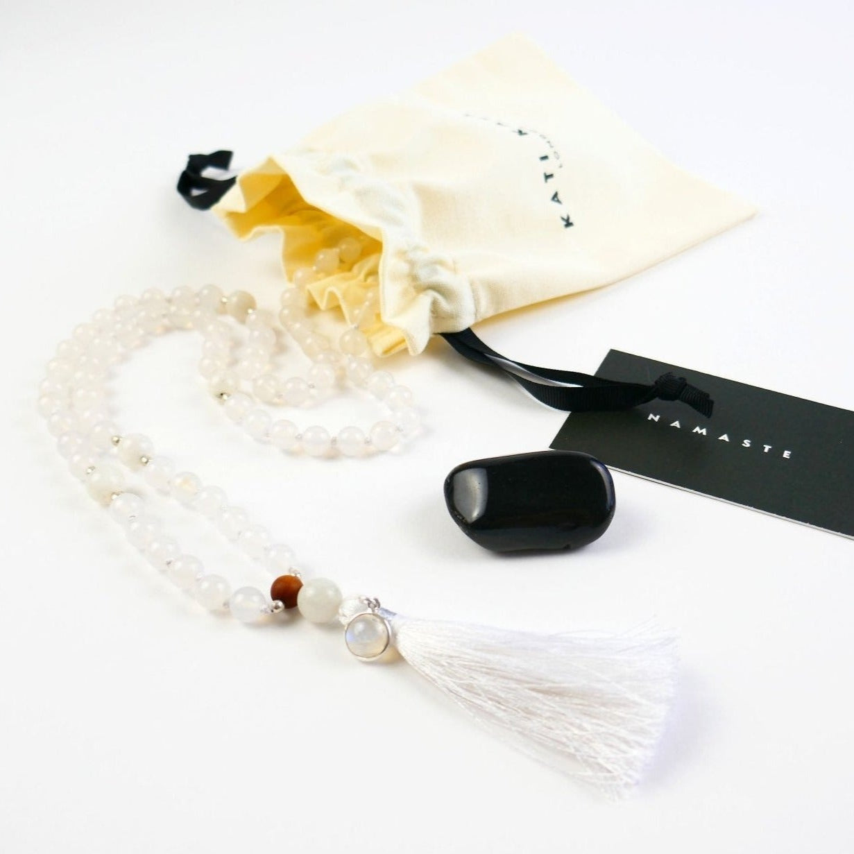 Selene Mala Moonstone Jewellery Set