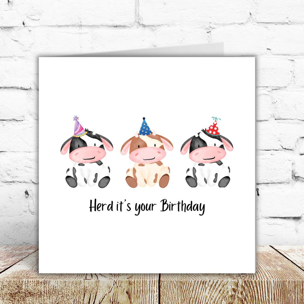 Herd Birthday Card – By Natalie Anne