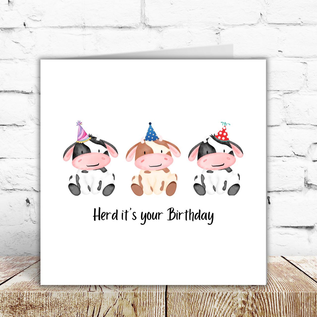 Herd Birthday Card – By Natalie Anne