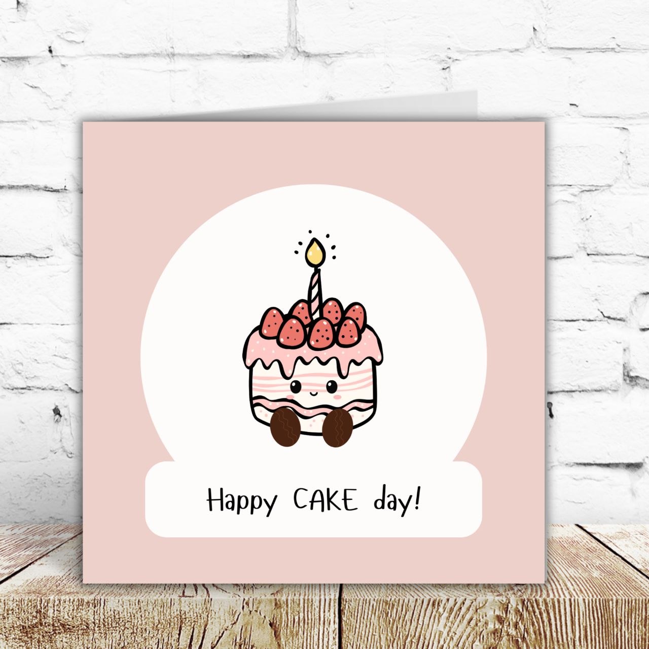 Cake Birthday Card – By Natalie Anne