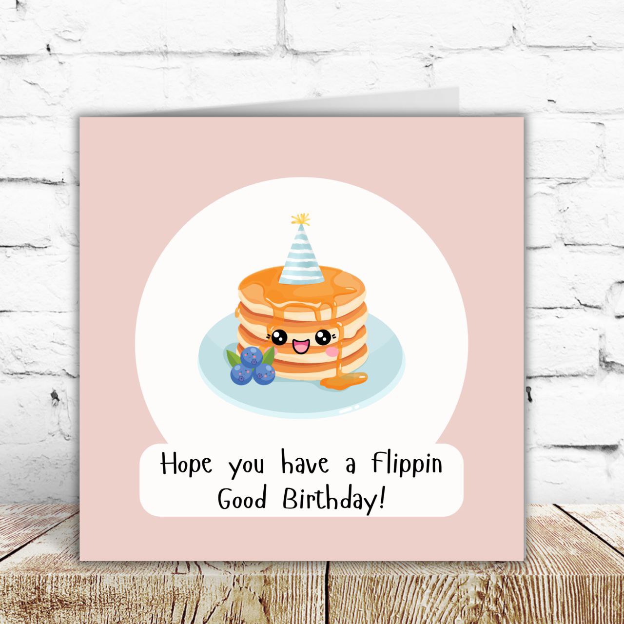 Pancake Birthday Card – By Natalie Anne