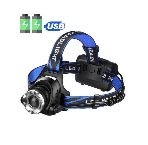 1000 Lumens Waterproof Rechargeable Headlamp