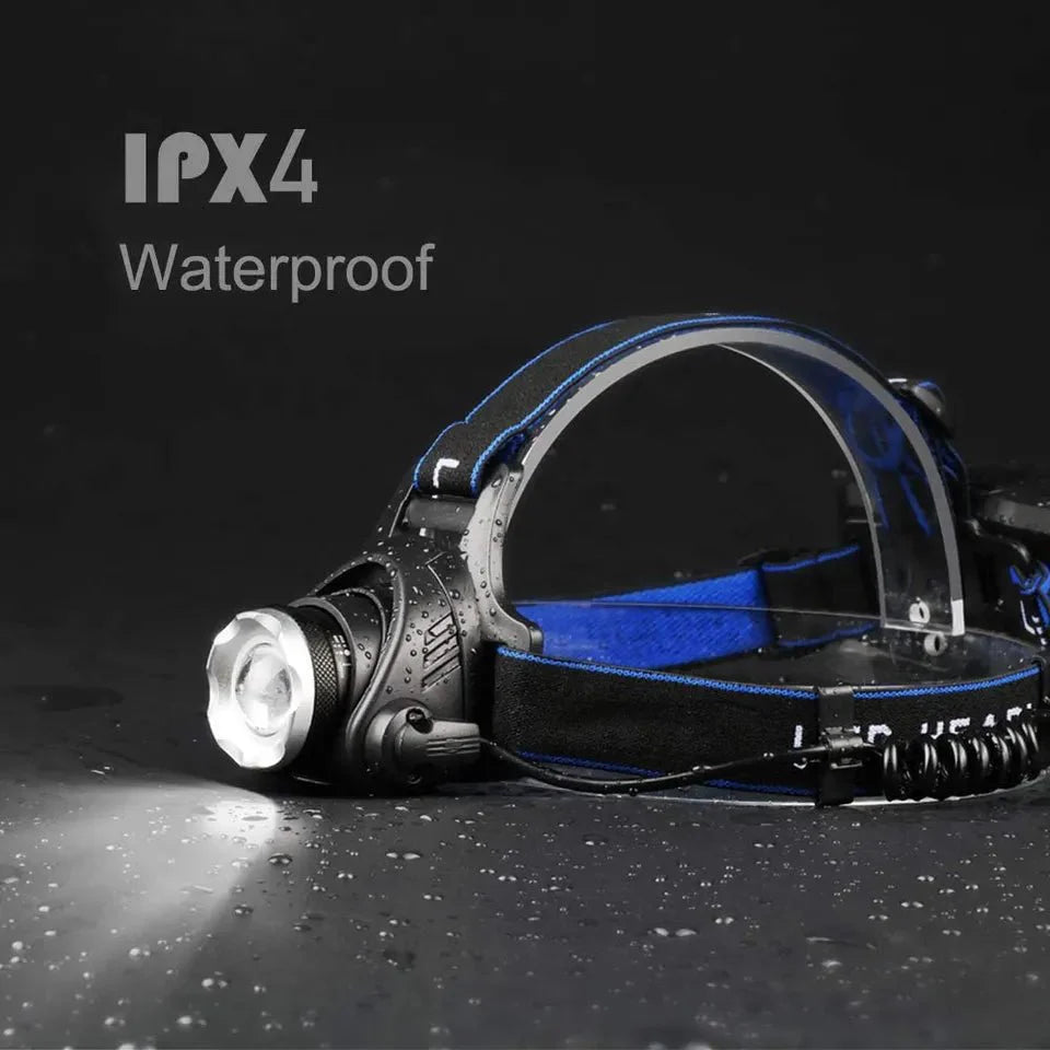 1000 Lumens Waterproof Rechargeable Headlamp