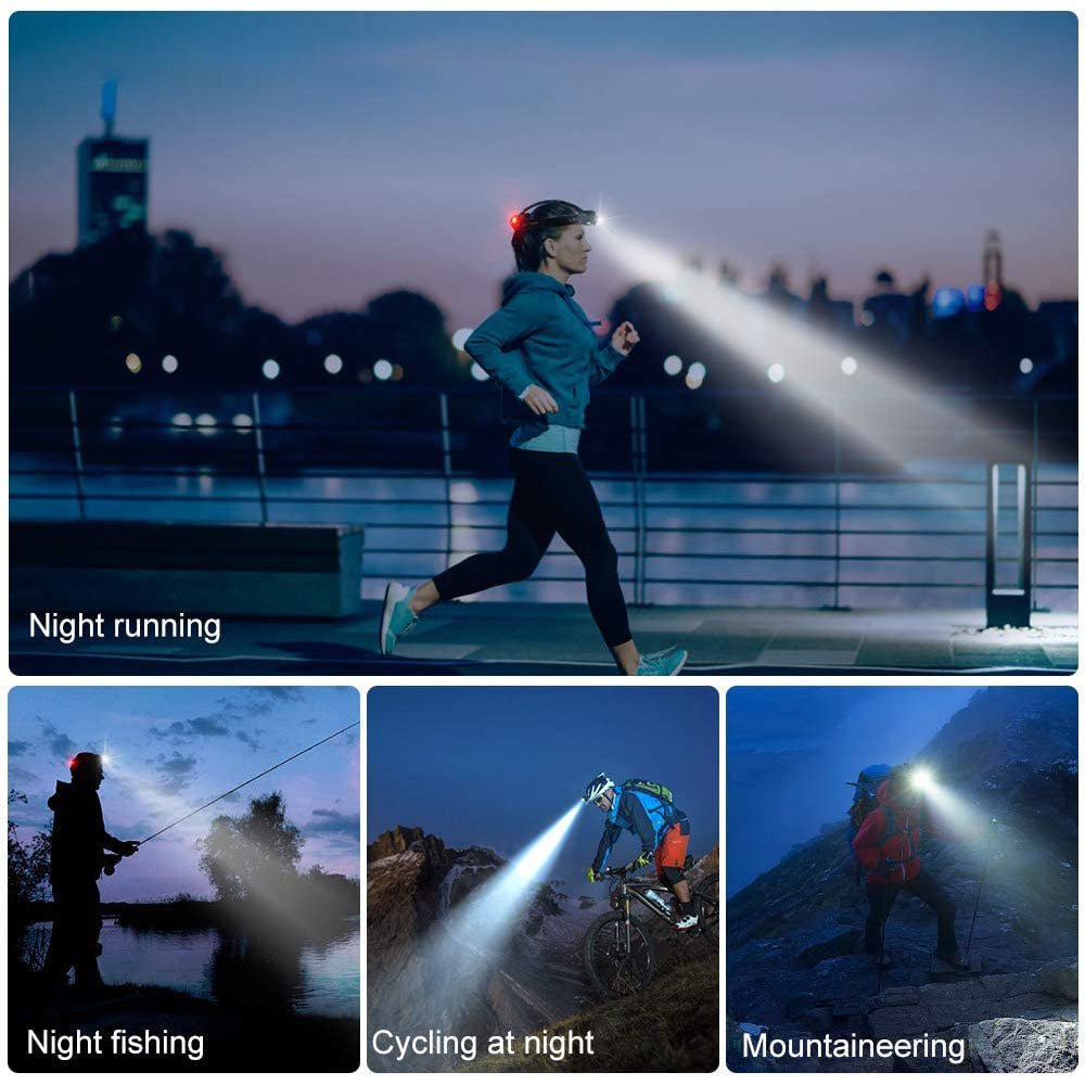 1000 Lumens Waterproof Rechargeable Headlamp