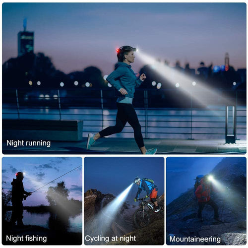 1000 Lumens Waterproof Rechargeable Headlamp